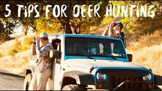 HOW TO HUNT DEER ON PUBLIC LAND || CALIFORNIA