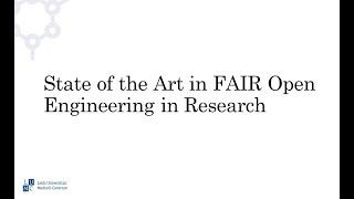 2024 AUN-FOS Fair Data, Fair Africa Conference - State of the FAIR Open Engineering in Research