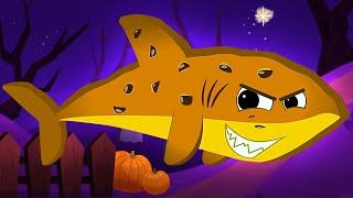 Scary Flying Shark, Halloween Rhymes And Spooky Cartoon For Kids