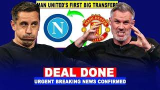 YES! 100% DONE Deal Man United Signed New Striker  FABRIZIO Romano DROP #manutdnews