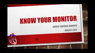 Know Your Monitor Ahmed Tharwat Sep 2024