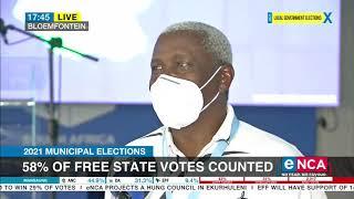 2021 Municipal elections | 58% of Free State votes counted