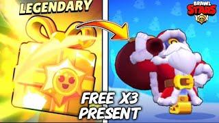 Free X3 Random Presents!-Brawl Stars