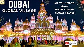 GLOBAL VILLAGE DUBAI | 4K | TOP TOURIST ATTRACTIONS OF DUBAI |  FULL TOUR #globalvillage #dubai #uae