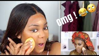 I TRIED FOLLOWING A JACKIE AINA MAKEUP TUTORIAL !