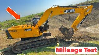 Wasteful machine JCB 205 NXT Excavator Mileage Test Again consumes 16 to 20 liters of diesel in 1...