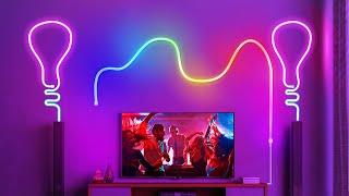 RGBIC Neon Rope strip lights with music sync, multicolor (3M and 5M)