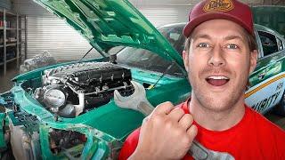 We Swapped a MANUAL Whipple Hellcat into a Dodge Charger