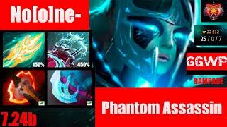 No[o]ne- Phantom Assassin NEW DOTA 2 7.24b RAMPAGE / НУН ФАНТОМКА НОВАЯ МЕТА 7.24b РАМПАГА.