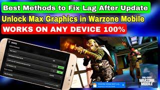 Best Methods to Fix Lag and Unlock Max Graphics in Warzone Mobile | Warzone Mobile Config | Wzm