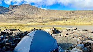 HIKE & WILD CAMPING 7 LAGUNAS SPAIN #granada #wildcamping #sierranevada (Dedicated to @HarmenHoek)