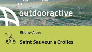 grande randonnée à vélo - Rhône-Alpes: Saint Sauveur à Crolles