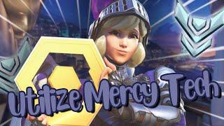 Platinum Mercy VOD Review- Utilise Mercy Tech! | Console GM Mercy Main - Overwatch