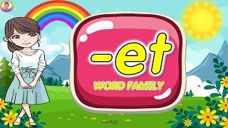 -et word family_ blending _ english Preschool