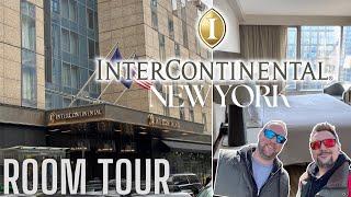 Intercontinental Times Square | Corner Room Tour | Tim and Matt Travel