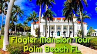 Tour of the Henry Morrison Flagler Museum Mansion in Palm Beach FL