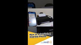 How to Print Using Android Phone #shorts