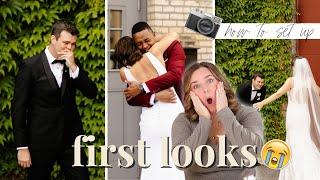 How to Set Up a First Look | Wedding Photography Tips