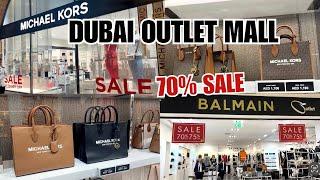 DUBAI OUTLET VILLAGE MALL |SHOPPING WITH PRICES, MK OUTLET, COACH, BURBERRY, BALMAIN