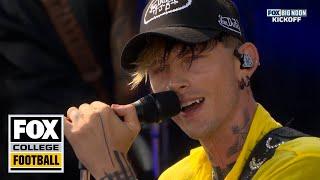 Machine Gun Kelly performs 'Take Me Home, Country Roads' at West Virginia | Big Noon Kickoff