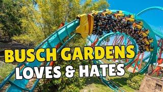 Busch Gardens Tampa Bay: Things I LOVE and HATE!