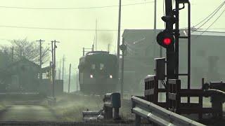 30秒の心象風景30282・朝靄の駅から～北条鉄道～