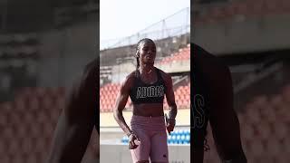 World record holder Tobi Amusan gearing up for the 100m Hurdles tonight