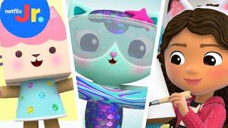 DIY Crafts With Gabby and Friends  Gabby’s Dollhouse | Netflix Jr