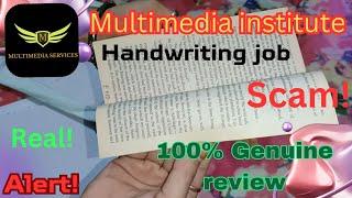 Multimedia institute|handwriting jobs|honest review|#multimediainstitute #honestreview