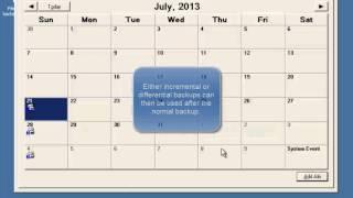 Task Scheduler - Scheduled Backup (Windows Server 2003)