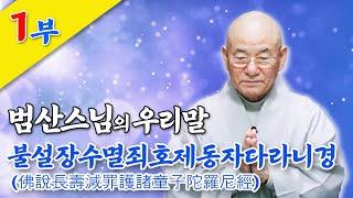 범산스님의 우리말 불설장수멸죄호제동자다라니경(佛說長壽滅罪護諸童子陀羅尼經)