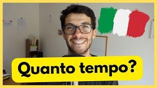 Quanto tempo serve per imparare? Italiano In 7 Minuti (Sub ITA)