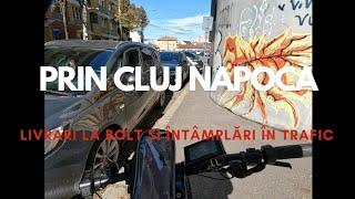 Prin Cluj-Napoca întâmplări în trafic și livrări la Bolt Food