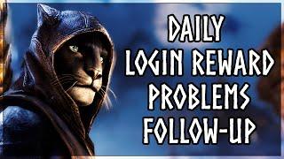 ESO March Daily Login Reward Problems Follow-up