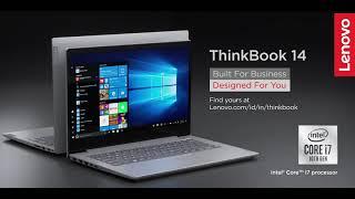 Stay productive, connected, secure and stylish on-the-go with Lenovo ThinkBook 14!