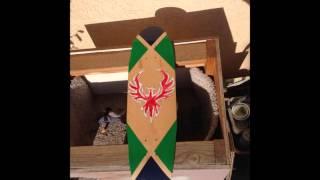 How to paint blank skateboard decks