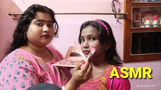 ASMR Makeup  my sister special sound