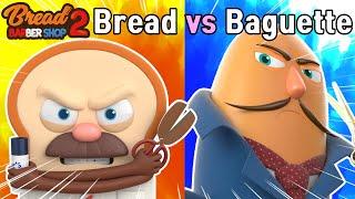 BreadBarbershop | Bread vs Baguette | english/animation/dessert/cartoon