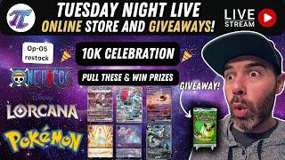 10K Celebration! Tuesday Night Live Openings and Giveaways!