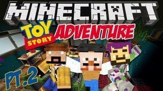 Minecraft - Toy Story Adventure Pt.2 w/PrinceJoel & TOgoesIN