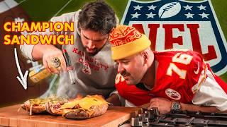 SUPERBOWL CHAMPION Cooks the Easiest Super Bowl Sandwich!  | Always Hungry