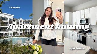 come APARTMENT HUNTING with me.. in FLORIDA