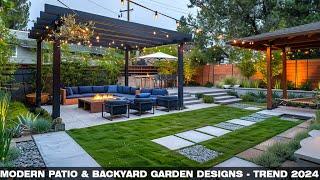 2024 DIY Modern Patio & Backyard Garden Designs: Build Your Dream Outdoor Living Space!