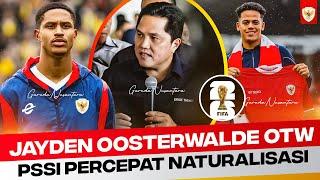 timnas indonesia~PSSI naturalisasi cepat jayden oosterwalde~million manhoef~DavidJonathans resmi WNI