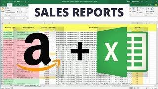 Amazon Daily Sales Reports in Excel - How To Calculate Your Monthly Profit (UK, EU, USA, India etc))