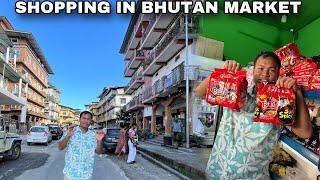 Shopping in Bhutan  Maeket | Bought Cheapest Ramen Noodles from Cleanest Town | Exploring Market