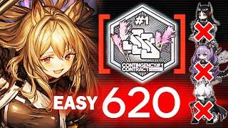 [Arknights] CC#1 Pyrolysis 620 EASY | without Ines, Typhon, Silverash, Mlynar and Surtr