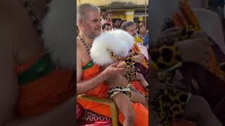 vajradehi swamiji with kinni pili...at Surathkal _ Geleyara balaga surathkal sharada huli