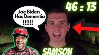 Joe Biden Diss Samson 46 = 13 Reaction