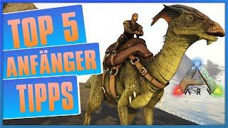  ARK  TOP 5 TIPPS für ANFÄNGER zum START und ÜBERLEBEN [INFO/Guide/Deutsch]